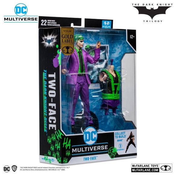 DC Multiverse McFarlane Gold Label Jokerized Two-Face Exclusive 7" Collection - Picture 2 of 7